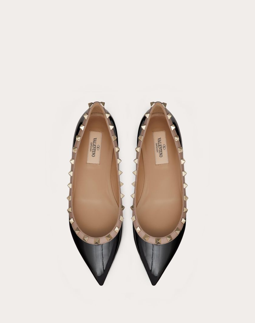 PATENT ROCKSTUD BALLET FLAT - Image 3